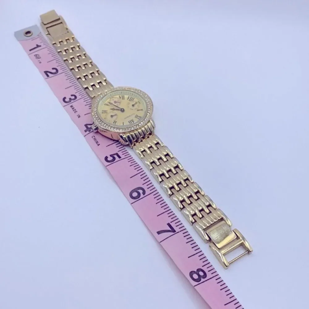 Working! Ladies Isaac Mizrahi Live Rhinestone Watch